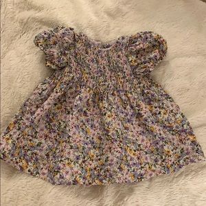 Zara Baby Floral Smocked Dress